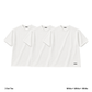 S/S Tee 3pac(White × White × White)
