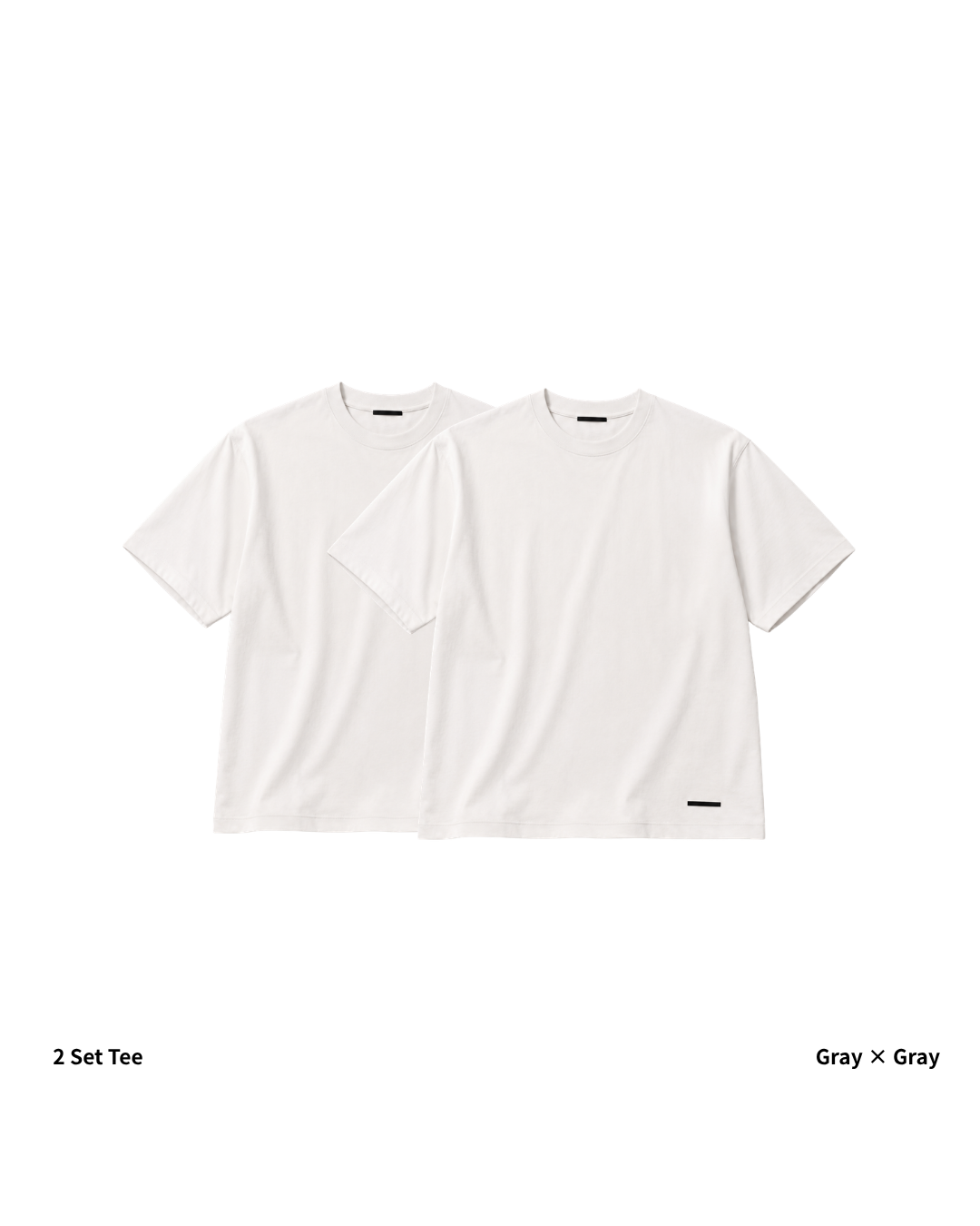 S/S Tee 2pac(Gray × Gray)