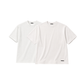 S/S Tee 2pac(White × Gray)