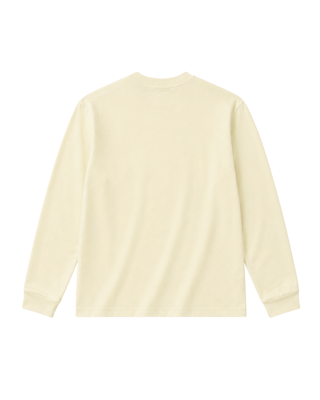 L/S PLAIN YELLOW T