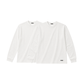 L/S Tee 2pac(White × Gray)