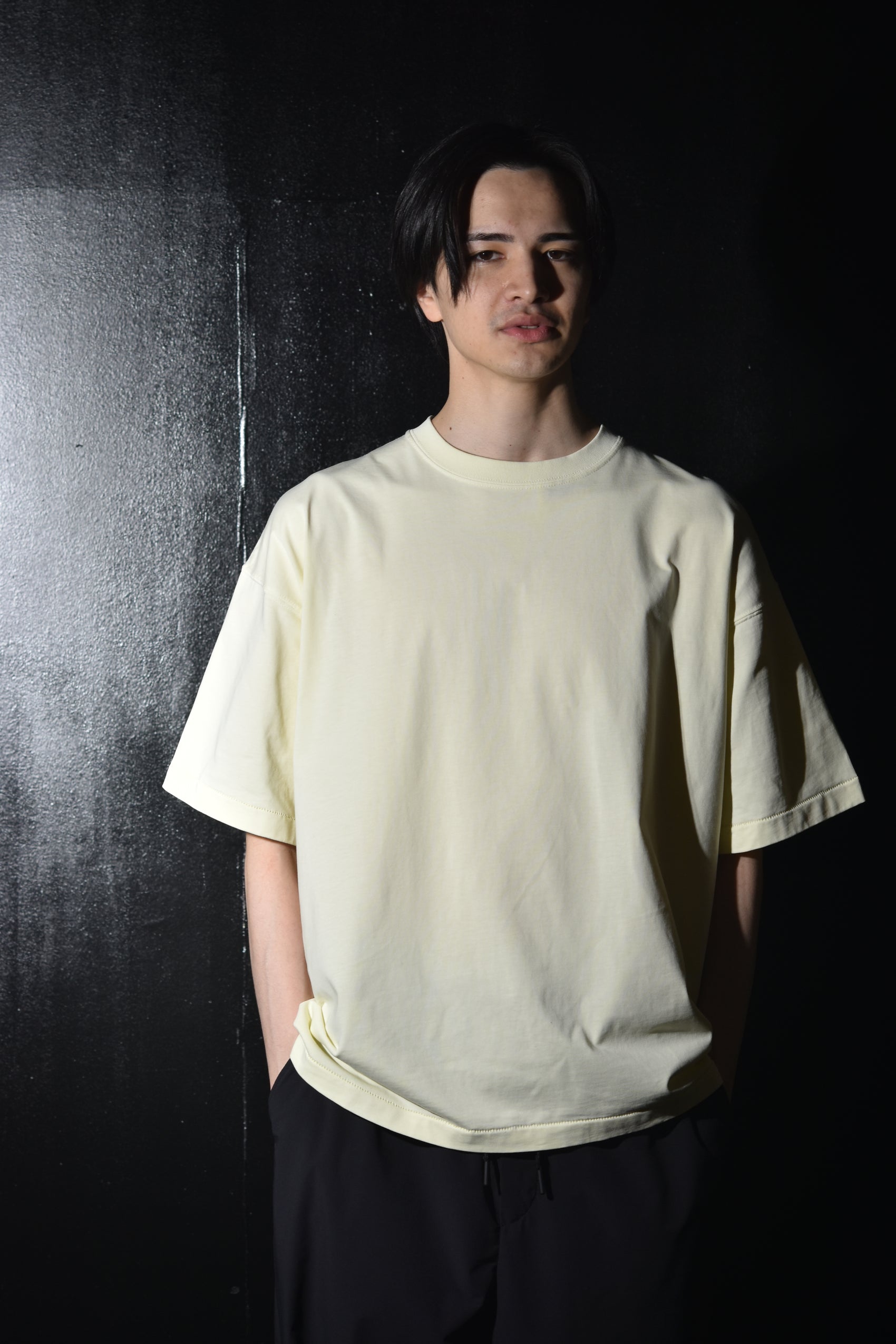 S/S PLAIN YELLOW T
