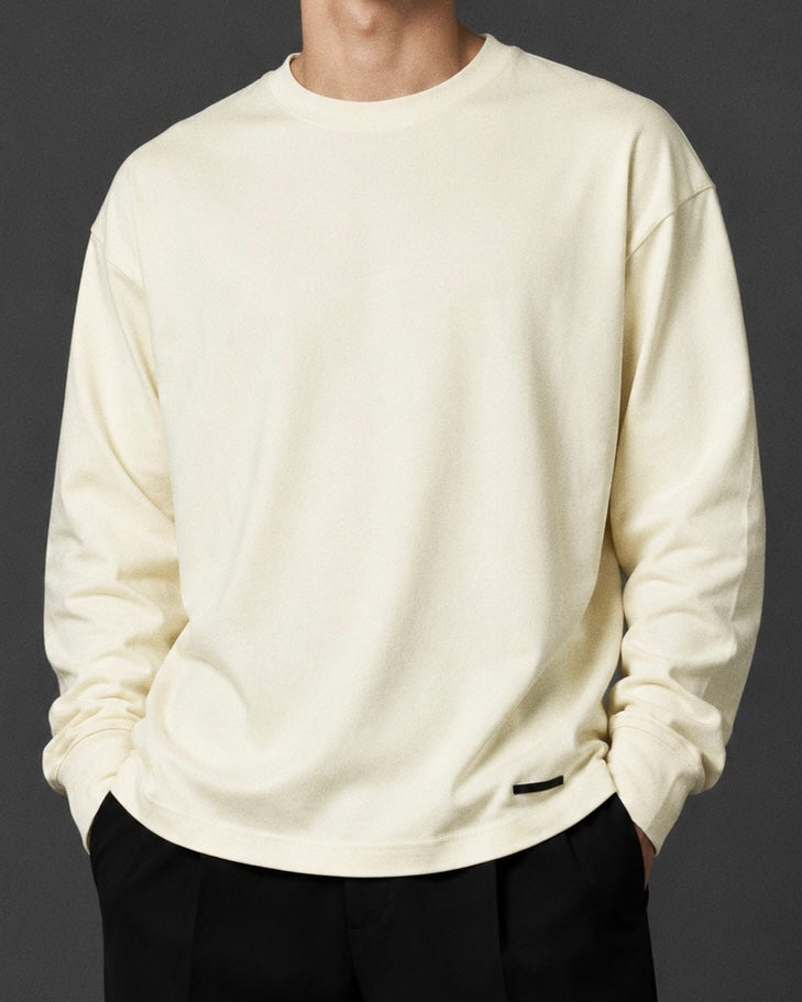 L/S PLAIN YELLOW T