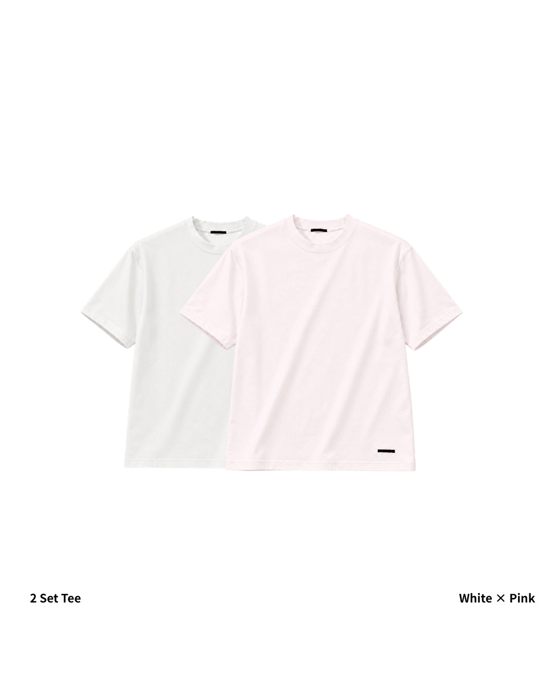 S/S Tee 2pac(White × Pink)
