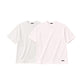 S/S Tee 2pac(Gray × Pink)