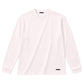 L/S PLAIN PINK T