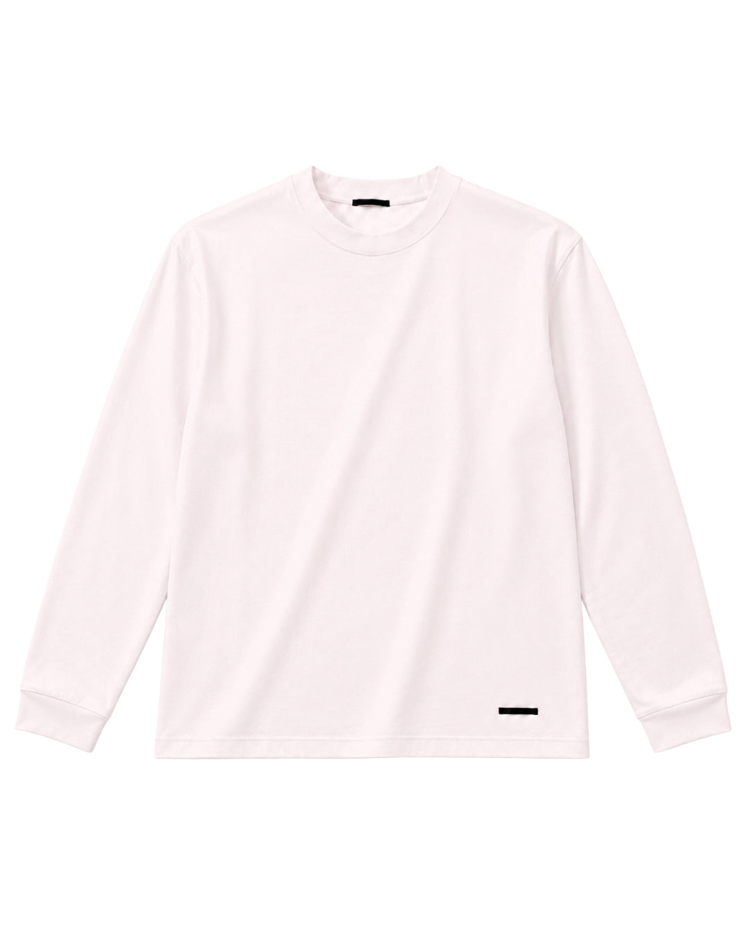 L/S PLAIN PINK T