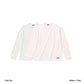 L/S Tee 2pac(White × Pink)